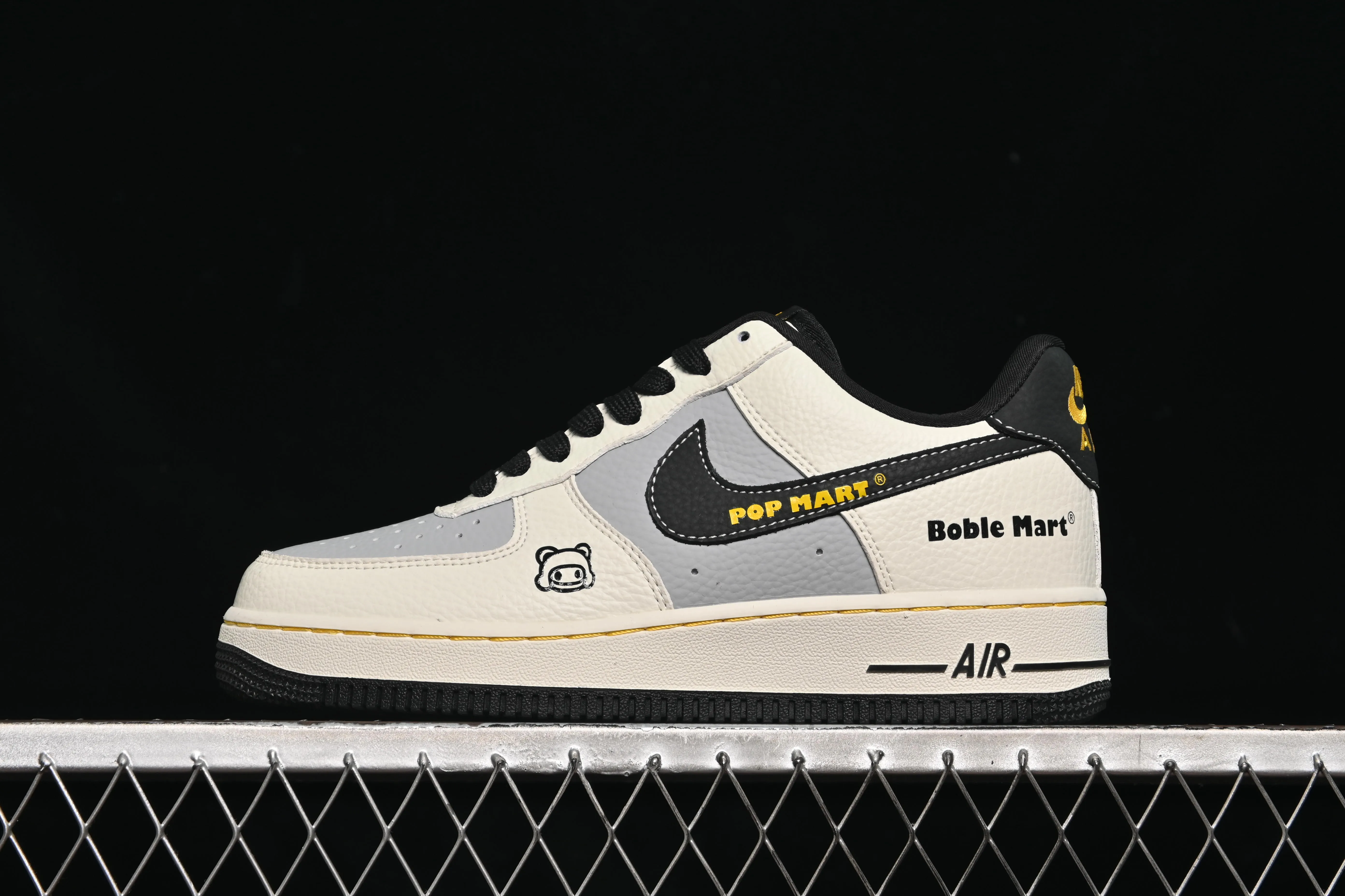All categories Nk Air Force 1 Air Force series Nk Air Force 1 Low Air Force low top Nike Air Force 1'07 Low Bubble Mart joint white gray black gold Air Force 1 low top casual sneakers SC0601-564